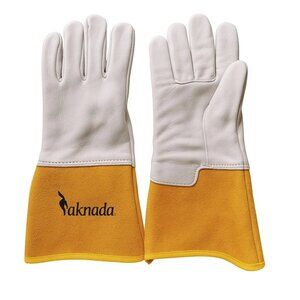 PAKNADA Goat Leather TIG Welding Gloves Heat Resistant Flexible, Kevlar Stitched